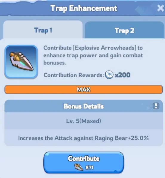 trap enhancement